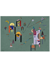 Kandinsky Vertical Accents - Art Print
